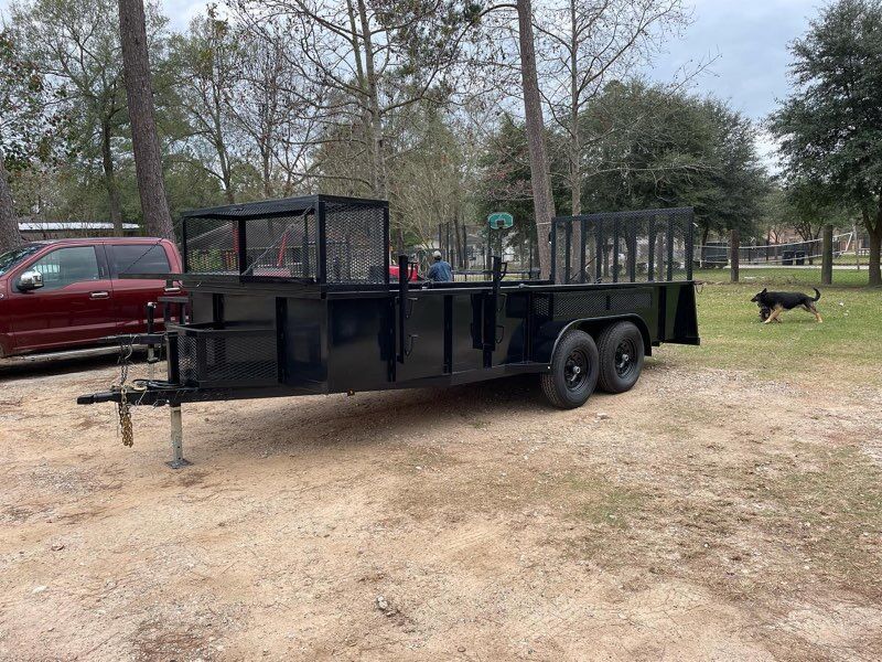 Custom Built Trailer for Landscaping Business