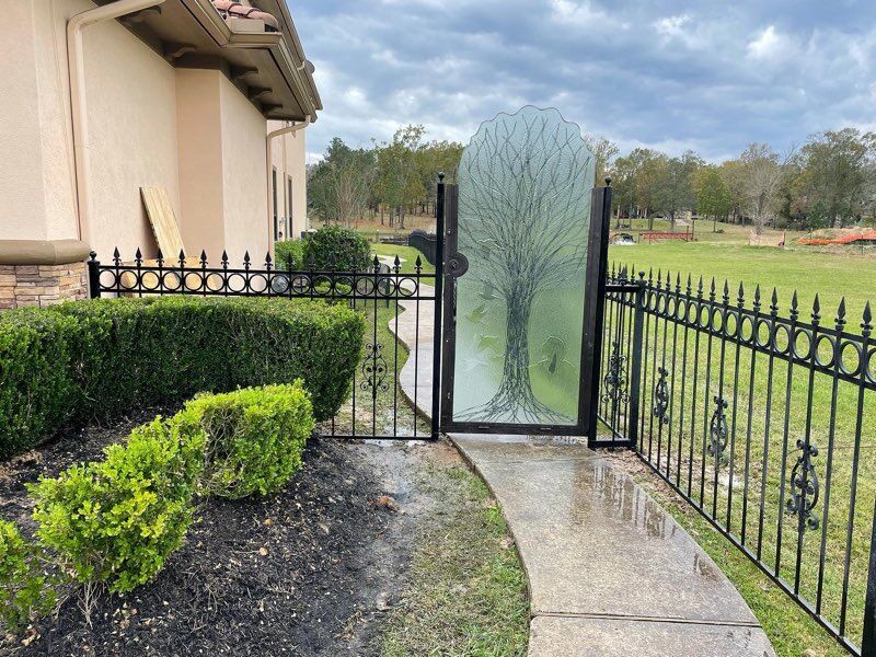 Custom fence and gate