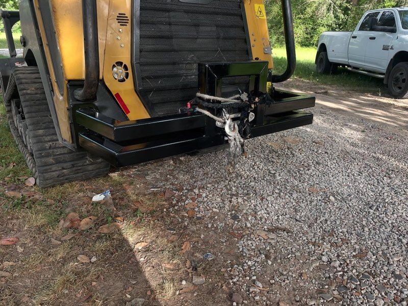 Custom heavy duty bumper with winch mount mobile welding and fabrication