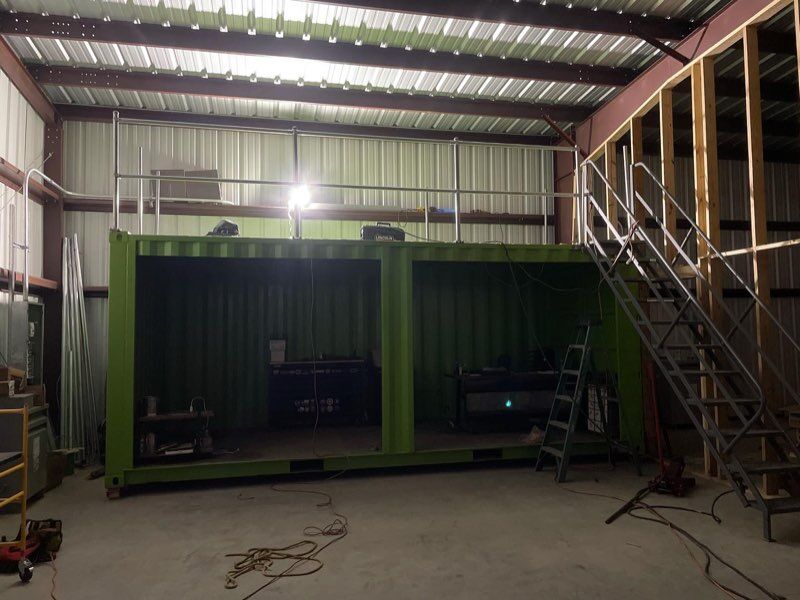 Custom Metal Building Erection example