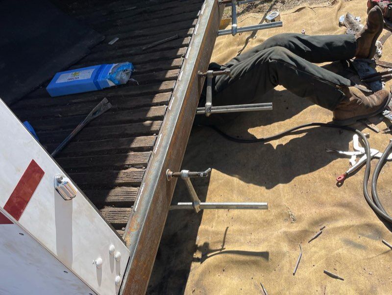 Custom trailer ramp welding and fabrication