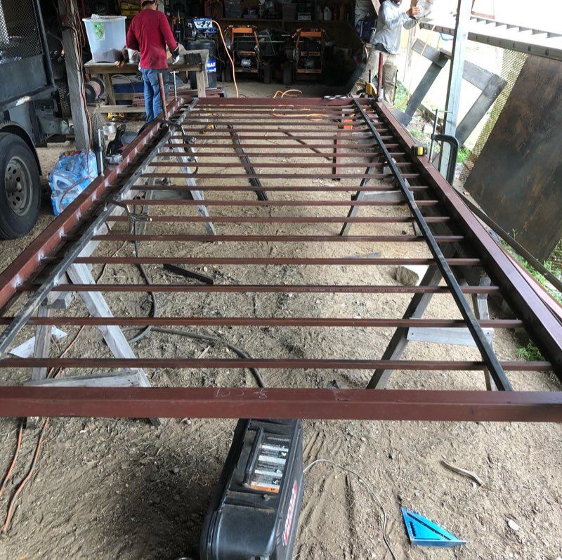 Custom trailer ramp welding and fabrication
