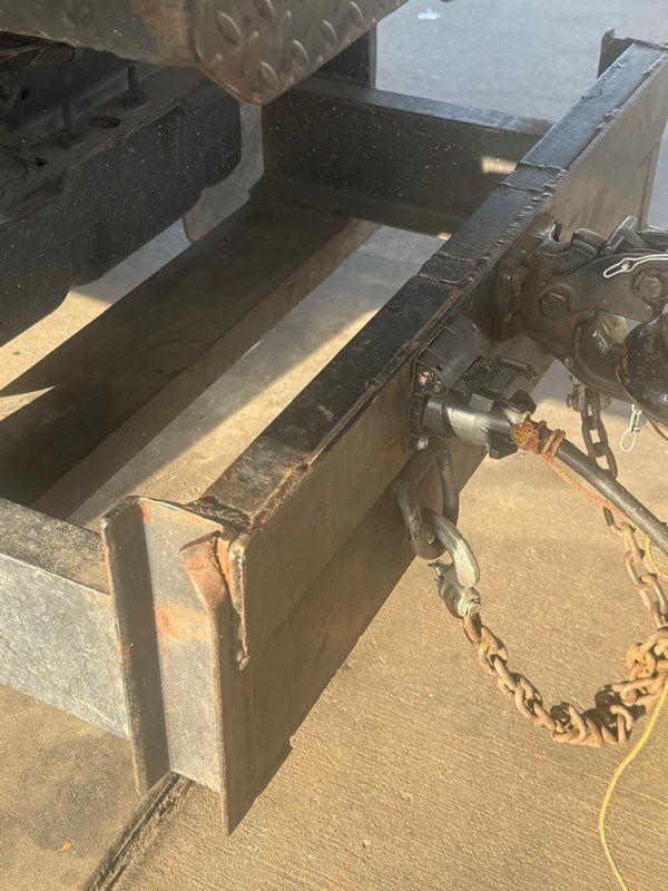 Mobile repair and fabrication gooseneck coupler replacement