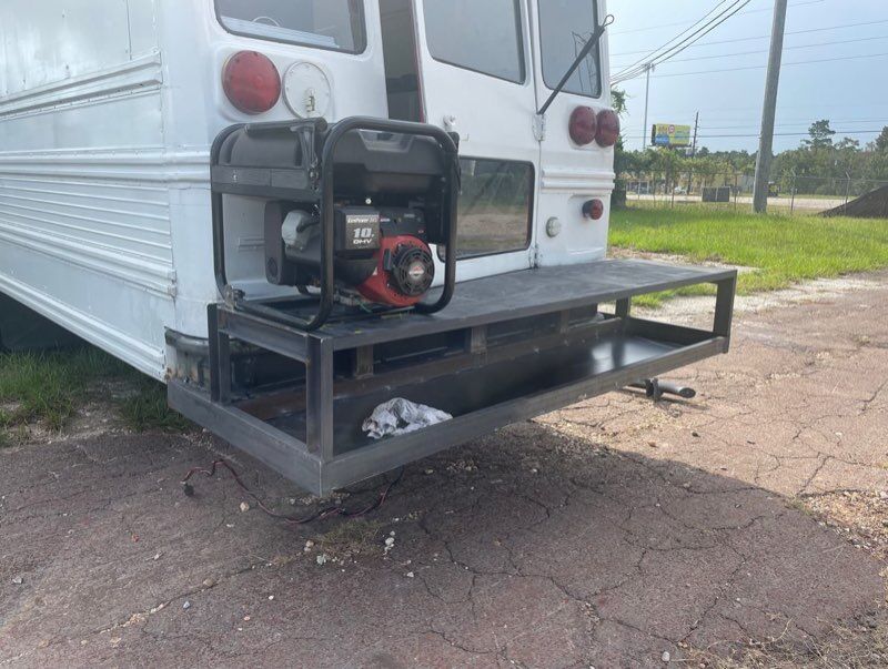 Mobile welding and fabrication of generator rack