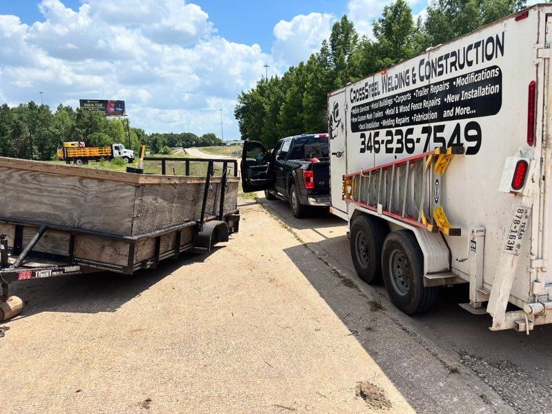 Mobile welding and metal fabrication project by CrossSteel Welding