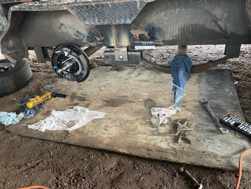 Trailer Axle Replacement