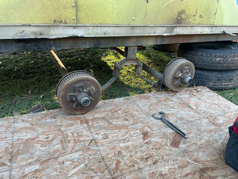 Trailer axle replacement