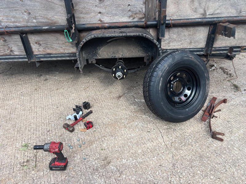 Trailer Axle Replacement