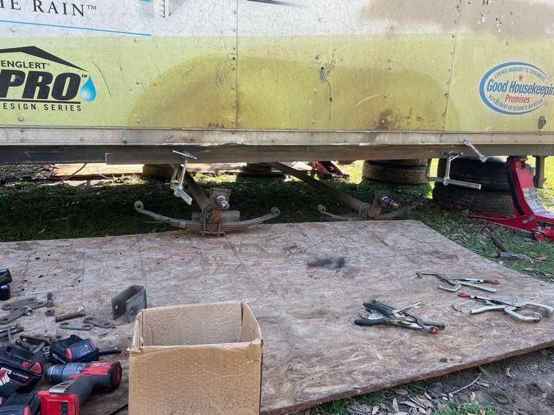Trailer Axle Replacement