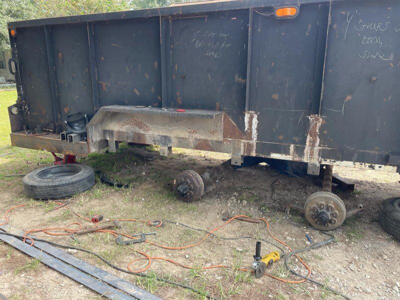 Welding repair and fabrication trailer repair